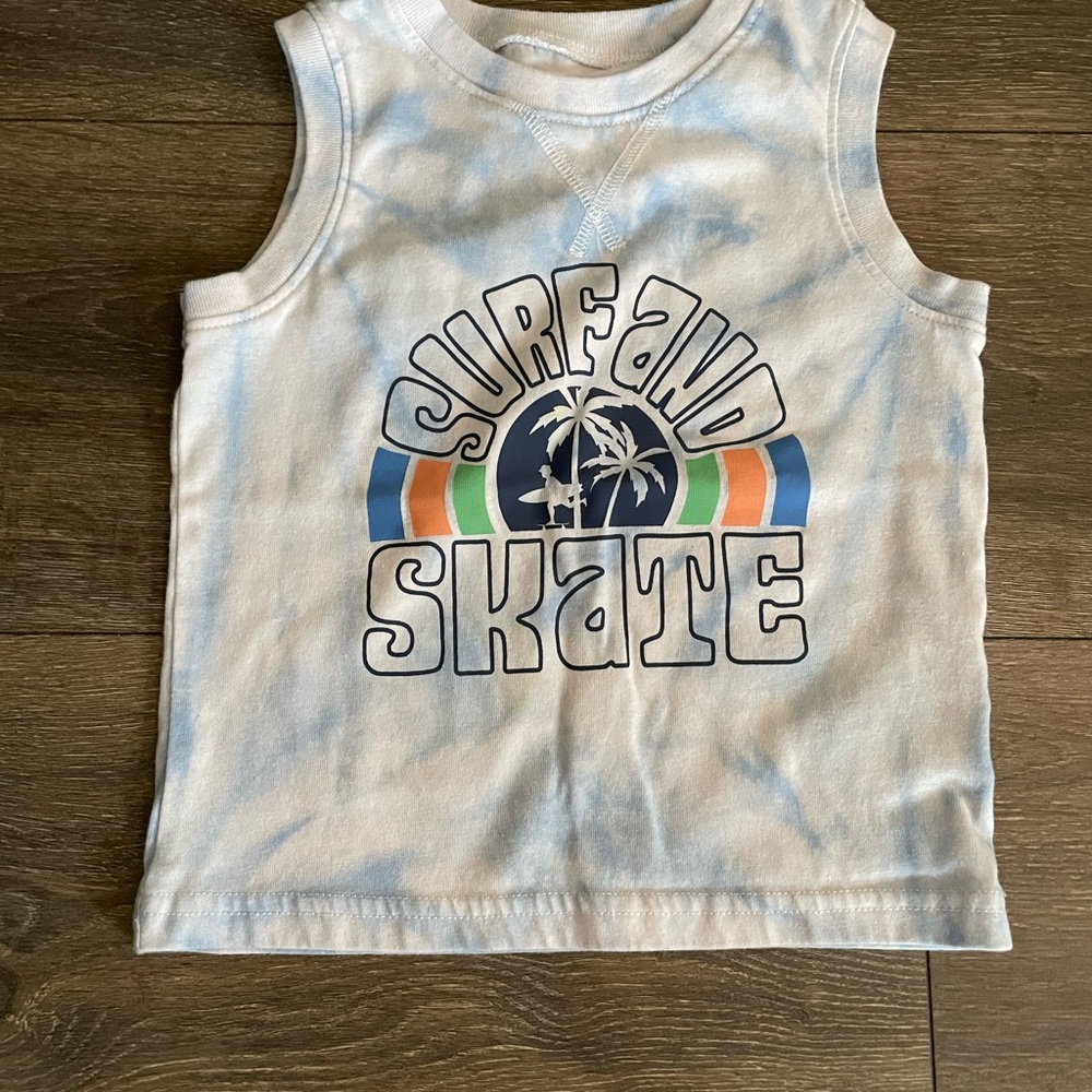 Sz 2t Surf and Skate Kids Tank Top